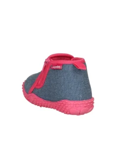 Hausschuh Einhorn in Jeansblau