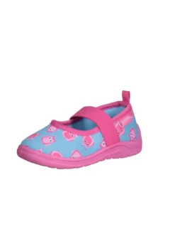 Hausschuh Eulen in Türkis