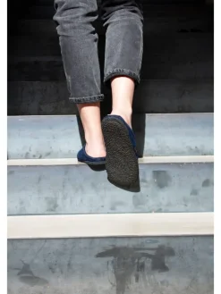 Hausschuh Grainau in inkblue