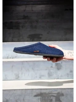 Hausschuh Grainau in inkblue