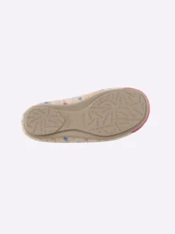 Hausschuh in beige