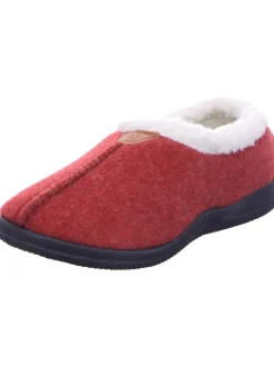 Hausschuh in bordeaux