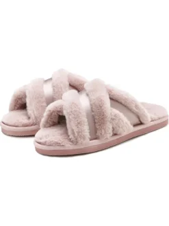 Hausschuh in rosé