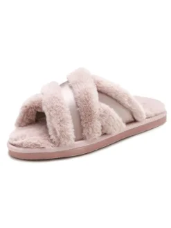 Hausschuh in rosé