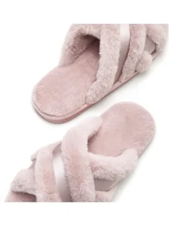 Hausschuh in rosé