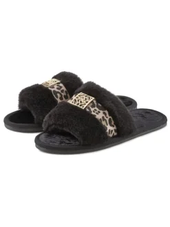 Hausschuh in schwarz