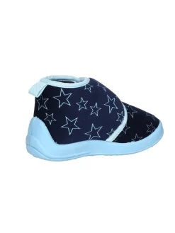 Hausschuh Pastell in Marine