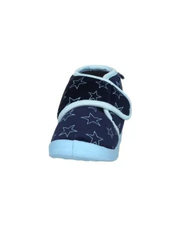 Hausschuh Pastell in Marine