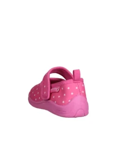 Hausschuh Punkte in Pink