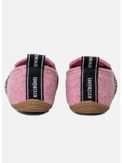 Hausschuh T-Modell Filz in Wild rose