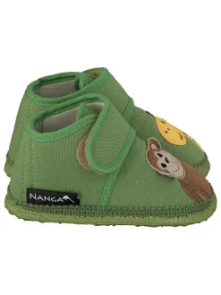 Hausschuhe "Affe" in Grün