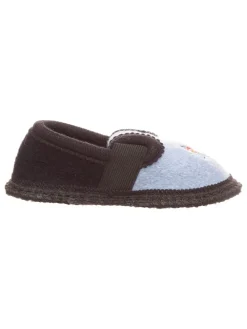 Hausschuhe "Bobby - Flugzeug" in Hellblau