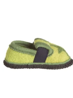 Hausschuhe "Bobby - Stern" in Hellgrün