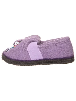 Hausschuhe "Bobby Einhorn" in Lila