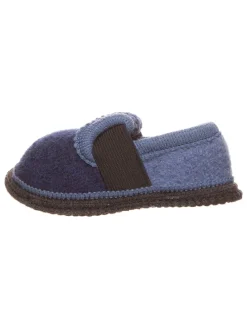 Hausschuhe "Bobby" in Dunkelblau