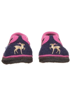 Hausschuhe "Bobby Reh" in Dunkelblau