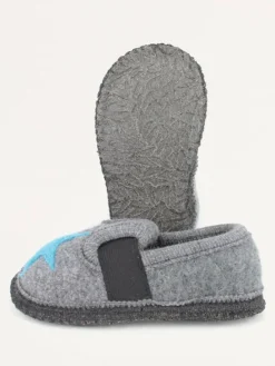 Hausschuhe "Bobby Stern" in Grau