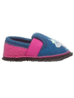 Hausschuhe "Einhorn" in Blau/ Rosa