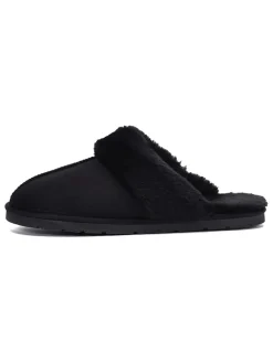 Hausschuhe "Emefa" in Schwarz