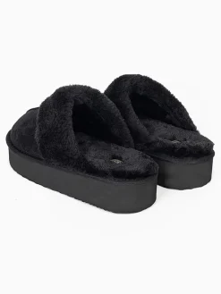 Hausschuhe "Emilija" in Schwarz