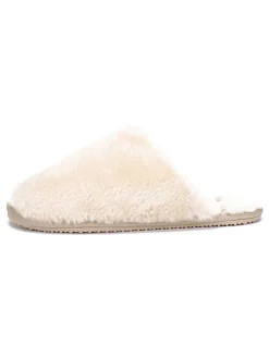 Hausschuhe "Faya" in Creme