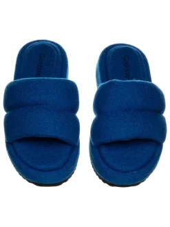 Hausschuhe "Fluffy" in Blau