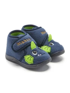 Hausschuhe in Dunkelblau