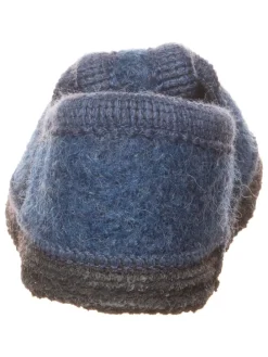 Hausschuhe in Dunkelblau/ Anthrazit