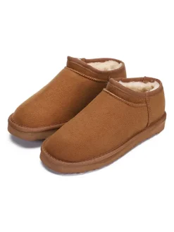 Hausschuhe in Hellbraun