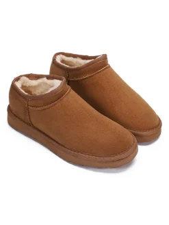 Hausschuhe in Hellbraun