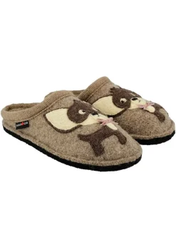 Hausschuhe in Hellbraun