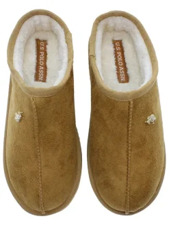 Hausschuhe in Hellbraun