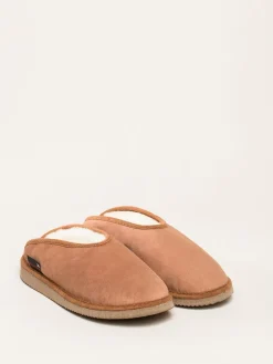Hausschuhe in Hellbraun
