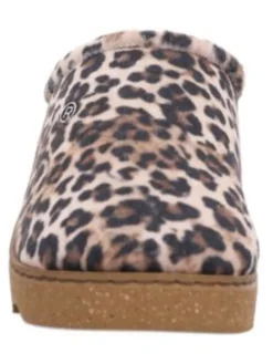 Hausschuhe in Leopard