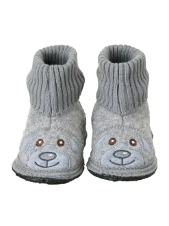 Hausschuhe in rauchgrau