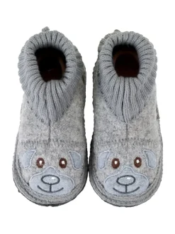 Hausschuhe in rauchgrau