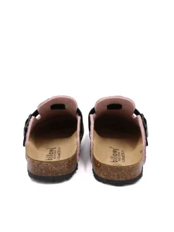 Hausschuhe in Schwarz/ Braun