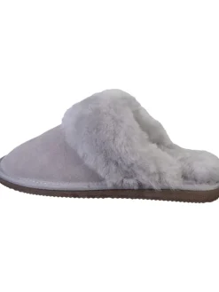 Hausschuhe Lammfell in Grau