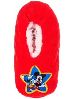 Hausschuhe "Mickey" in Rot