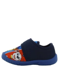 Hausschuhe mit Chase, Marshall und Rubble Motiv, in Blau, mit Klettverschluss