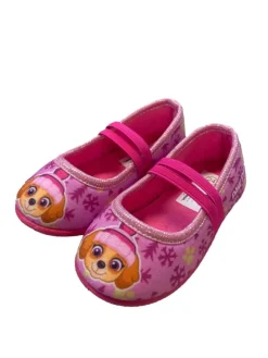 Hausschuhe mit Paw Patrol Skye Motiv, in Rosa, Ballerina design
