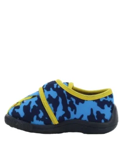 Hausschuhe mit Pokémon Pikachu Motiv, in Blau, mit Klettverschluss