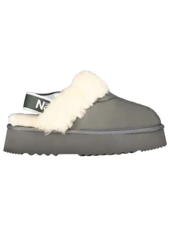 Hausschuhe "Oscara" in Grau