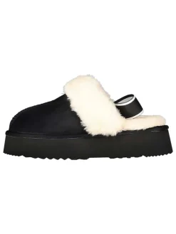 Hausschuhe "Oscara" in Schwarz