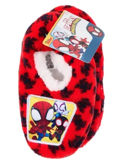 Hausschuhe "Spidey & His Amazing Friends" in Rot/ Schwarz