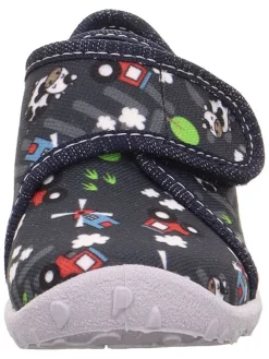 Hausschuhe "Spotty" in Anthrazit