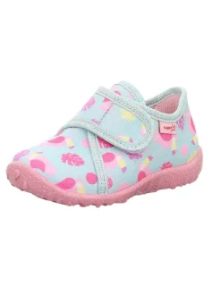 Hausschuhe "Spotty" in Hellblau/ Rosa