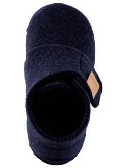 Hausschuhe uni in marine