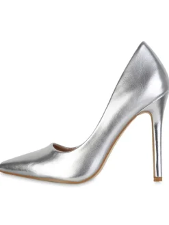 High Heels Emily in Silber