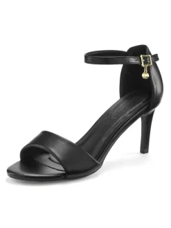 High-Heel-Sandalette in schwarz